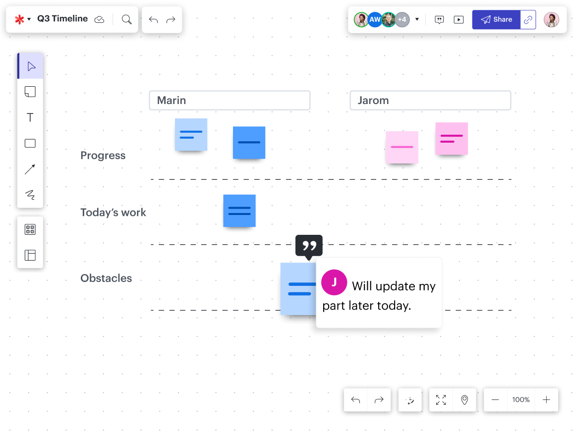 When teams collaborate digitally (even when working in the office), they naturally create a record of their ideas, decisions, and plans.